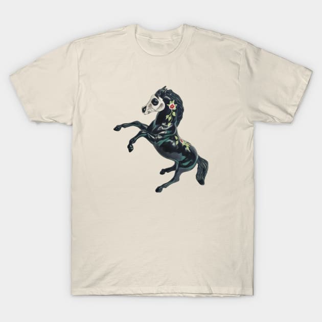 Sugar Skull Horse T-Shirt by ReanimatedStore